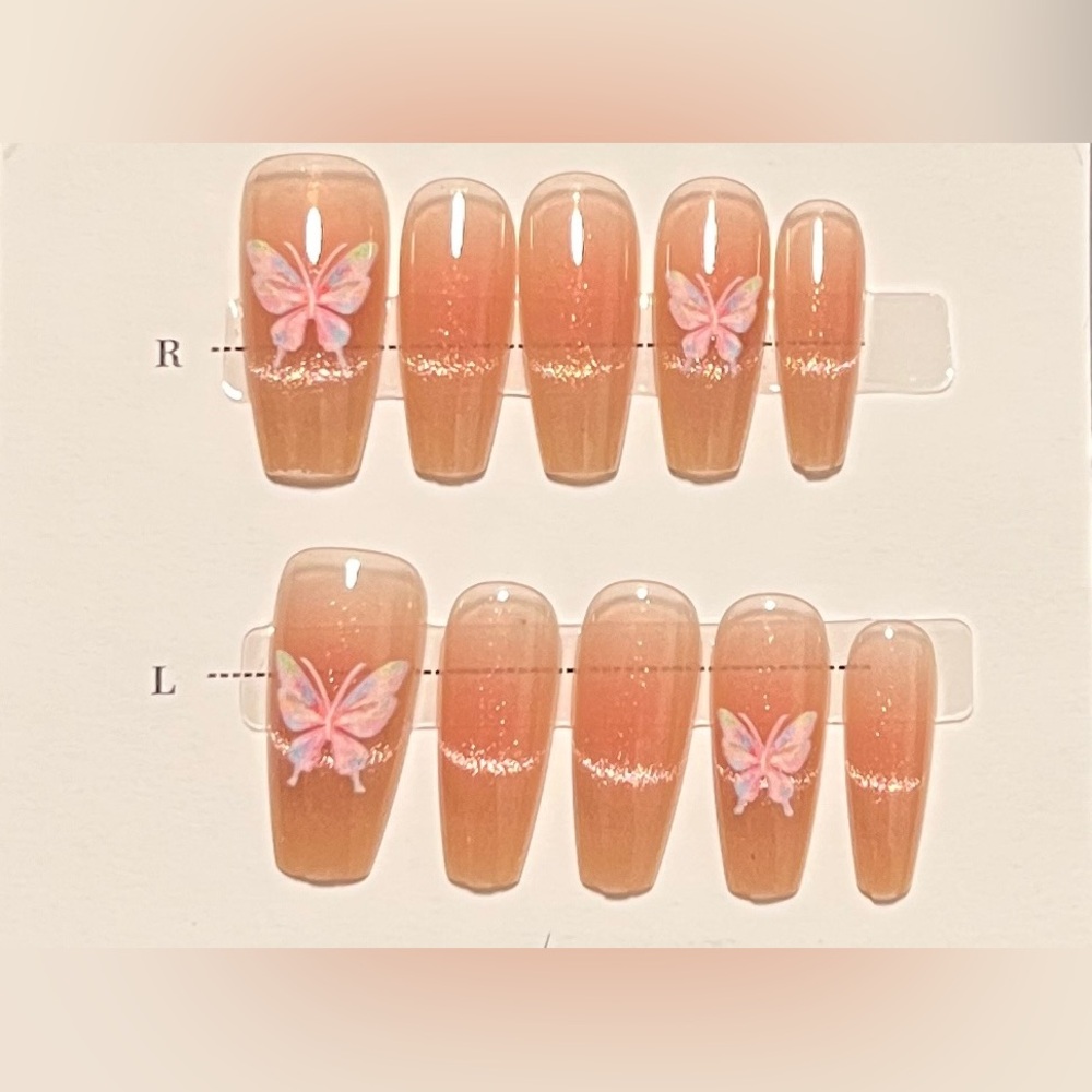 Butterfly Nail Art（S）